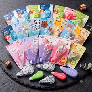 S0097 [มาใหม่!!] เทปลบคำผิด การ์ตูน อย่างดี 5มม. ยาว8,16เมตร ลบปากกา ขนาดเล็ก กระทัดรัด น่ารักมากๆ