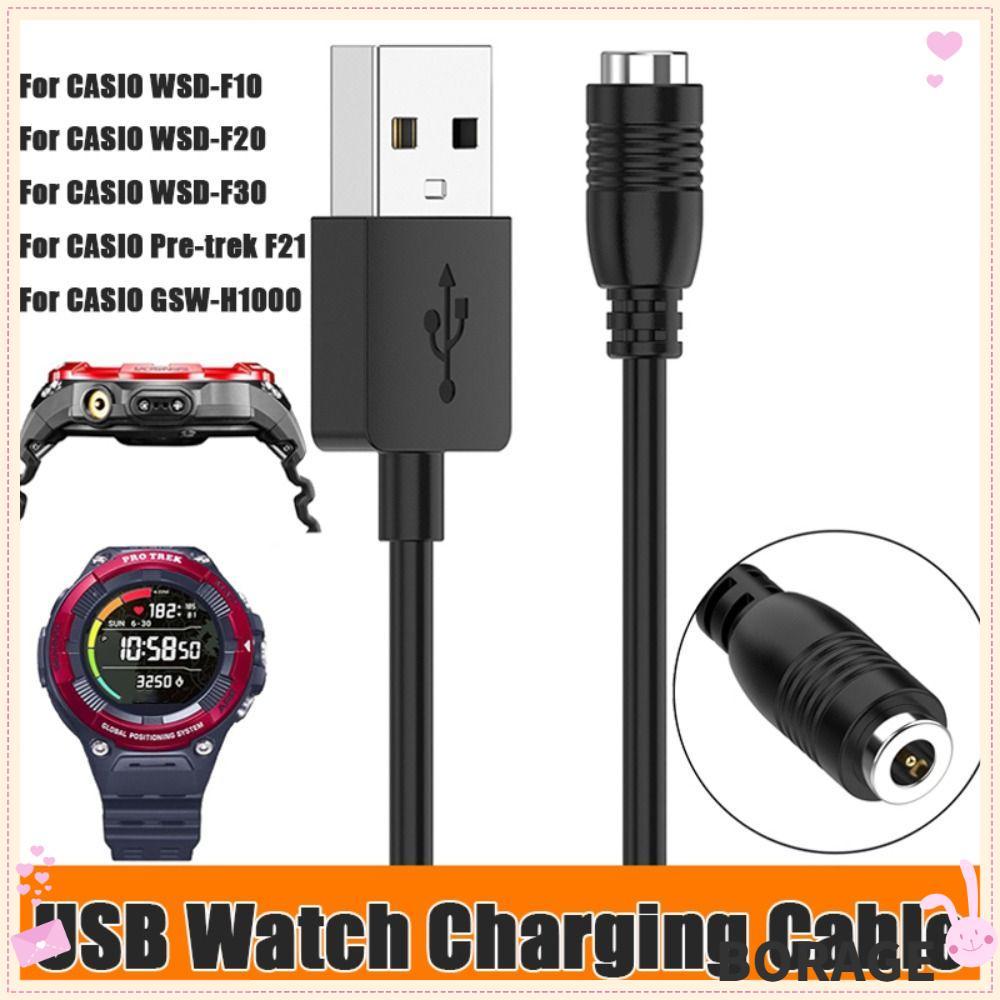 BORAG ที่ชาร์จนาฬิกา,สายชาร์จ USB แบบพกพาอเนกประสงค์,อุปกรณ์เสริมนาฬิกาแฟชั่นแท่นชาร์จสําหรับ WSD-F1