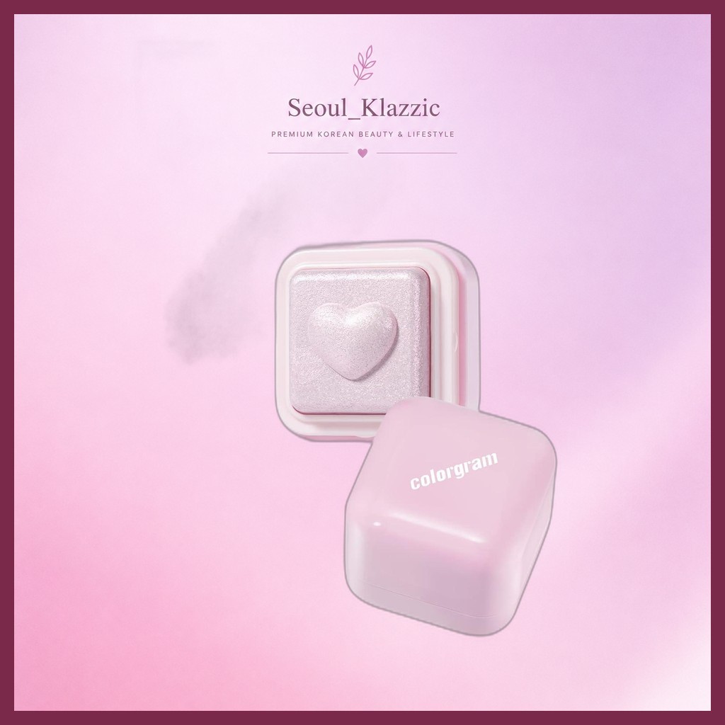 [Colorgram] Milk Bling Heartlighter 02 Pink Heart / Korean Blush / Radiant Glow / ของแท้ 100% โดย Se