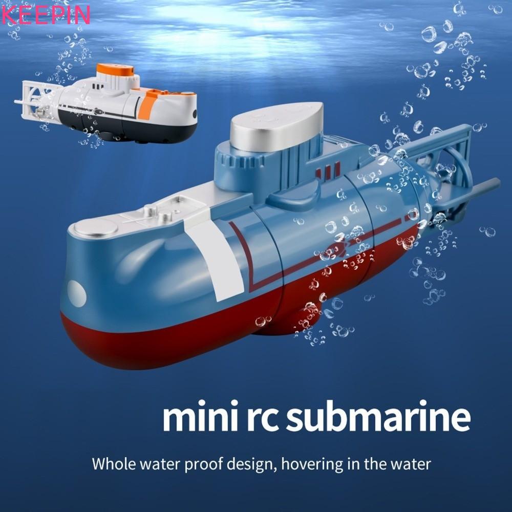 KEEPIN Mini RC Submarine, จําลอง Mini ขนาดรีโมทคอนโทรลเรือ, Mini RC ของเล่นดําน้ําฟังก์ชั่นกันน้ํา R