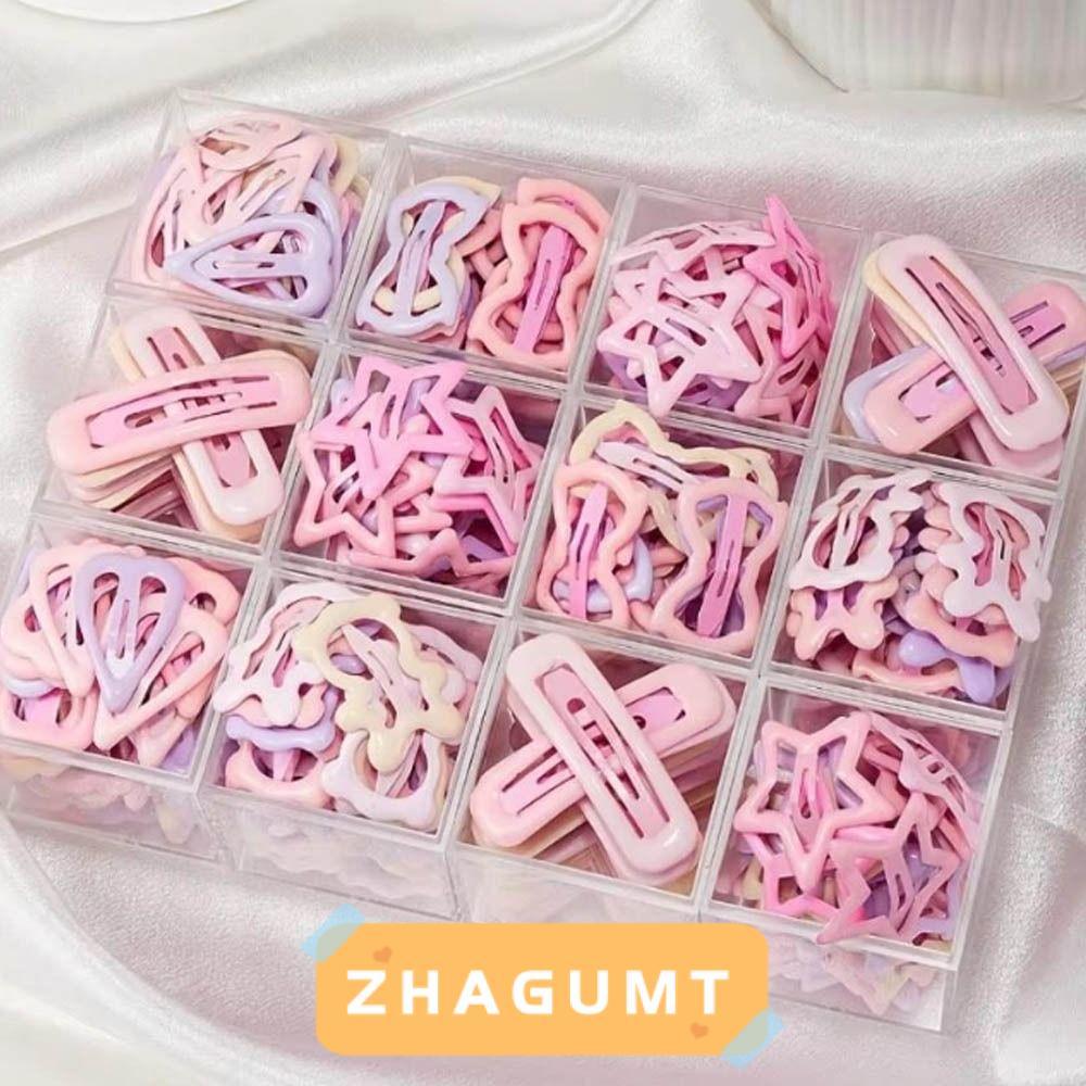 ZHAGUMT366KB 10/30/50100PCS กิ๊บติดผมเด็ก,คละรูปร่าง Candy สีคลิปผม,สไตล์อุปกรณ์เสริมผม Mini ผม Barr