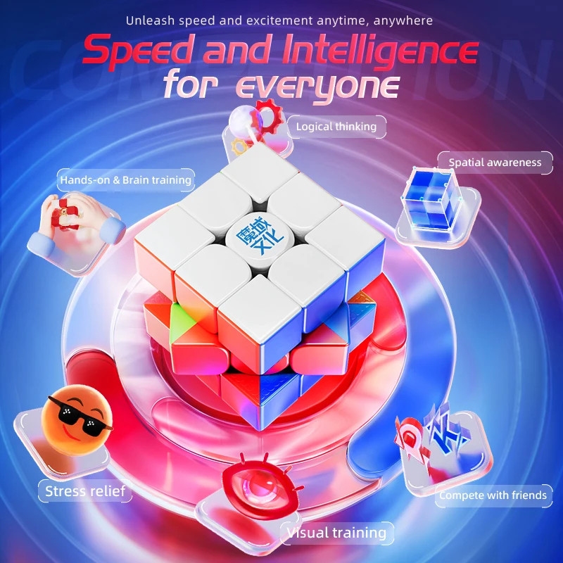 MoYu AoLong V5 2026 ใหม่ล่าสุด Magnetic Matte UV 8-Mag 20-Mag Ball-Core Magic Speed Cube