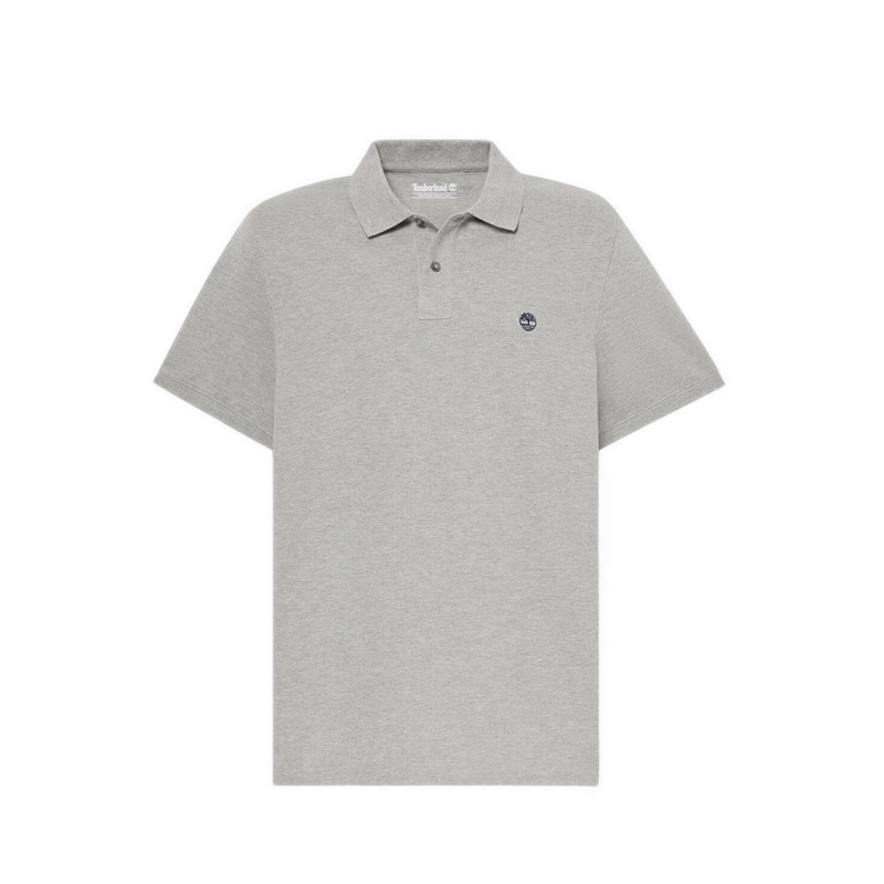 Timberland รุ่น Oyster River Regular เสื้อโปโลแขนสั้น ผู้ชาย สีเทา