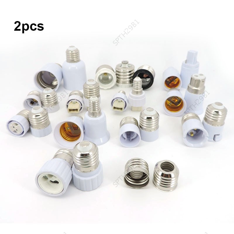 E27 E14 e17 ถึง e40 e27 G24 GU10 E12 B22 MR16 หลอดไฟ LED ฐานอะแดปเตอร์ผู้ถือหลอดไฟ Converter AC powe
