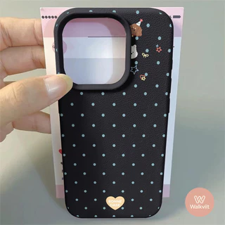 สำหรับ OPPO Reno 16 15 16F 11 12 13F 15F Reno 15 Pro 10 13 14 Reno 14 10 Pro เคสน่ารัก ลายจุด สัตว์การ์ตูน กันตก