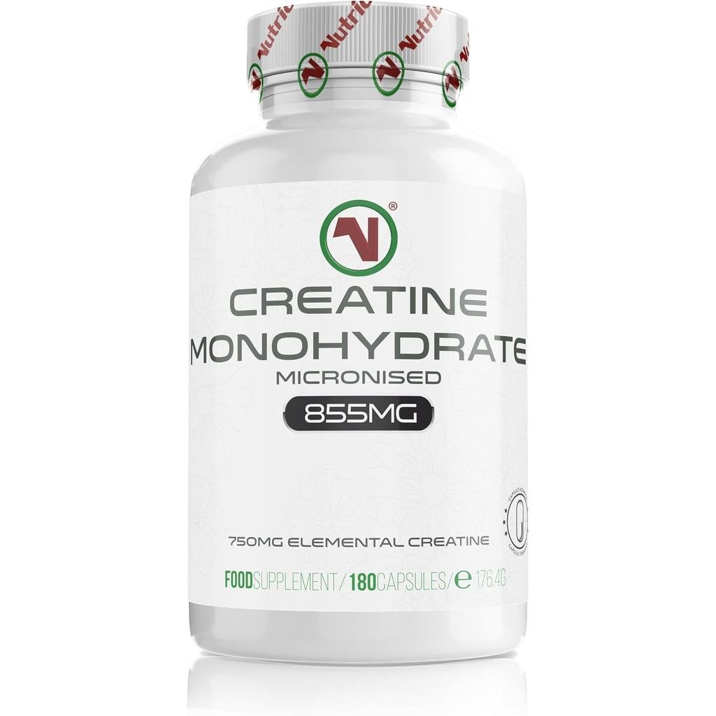 Creatine Monohydrate Capsules – Pre Workout & Post Workout สําหรับประสิทธิภาพกล้ามเนื้อและการกู้คืน 