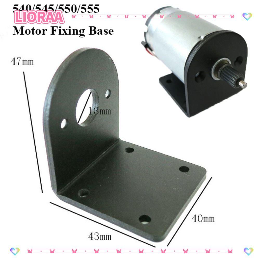 ลิโรร่า‌A 555 Motor Bracket L Shape Aluminium Alloy DC Motor Parts