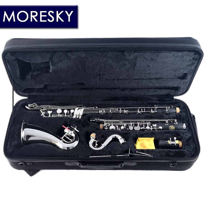 GCEK MORESKY Bass Clarinet Professional Clarinet Low-C/WORE Bb/Sib BCL-168