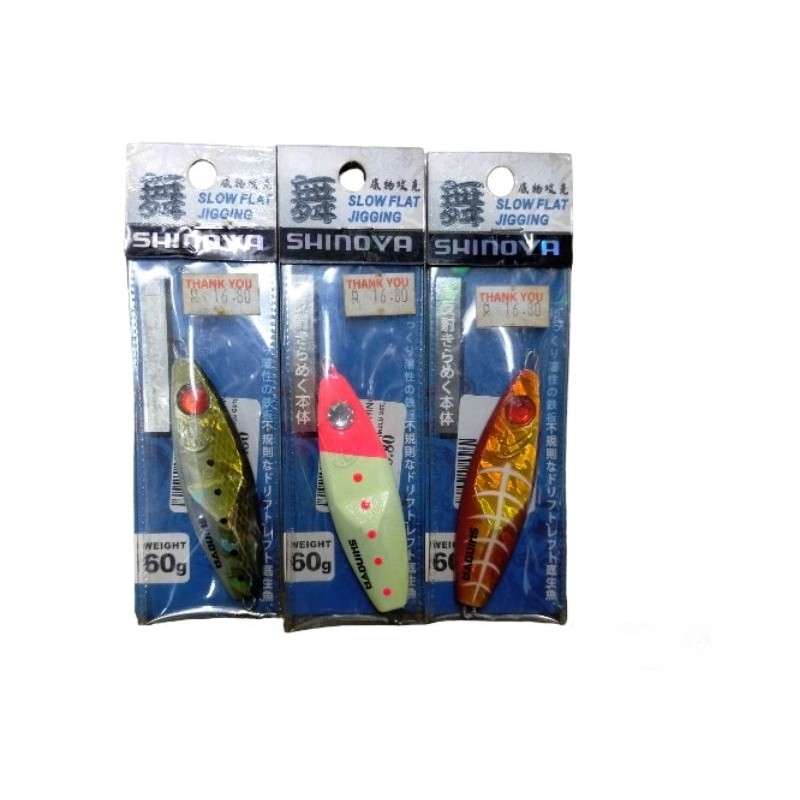 SHINOYA JL-6332P / JL-6333P SLOW FLAT JIG JIG LURE