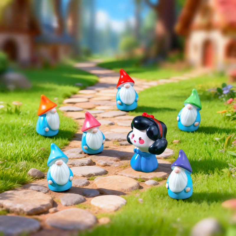 ตุ๊กตาจิ๋วเจ้าหญิงและคนแคระ, อุปกรณ์แต่งสวนถาด DIY, ของประดับรถยนต์และโต๊ะทำงาน