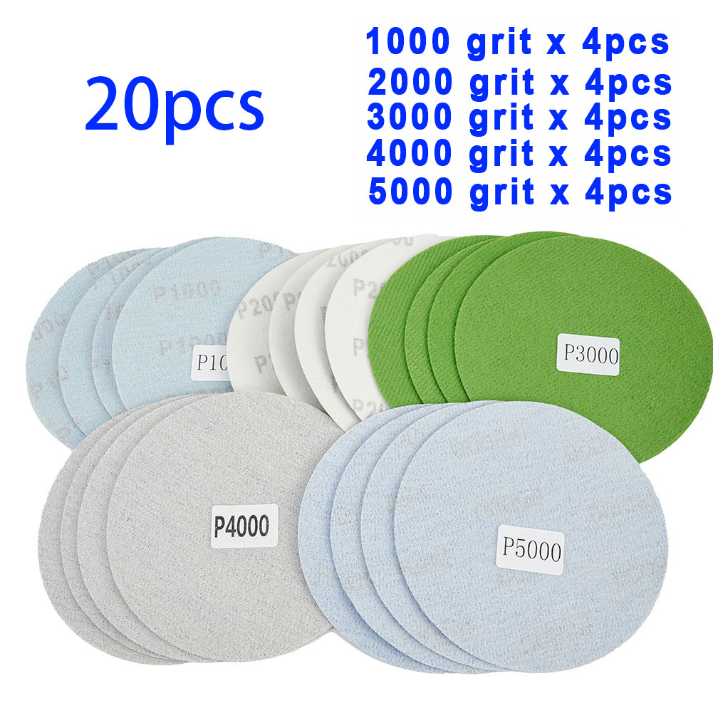 Sanding Disc 20pcs Polishing Sander Sandpaper Abrasive Replacement Part