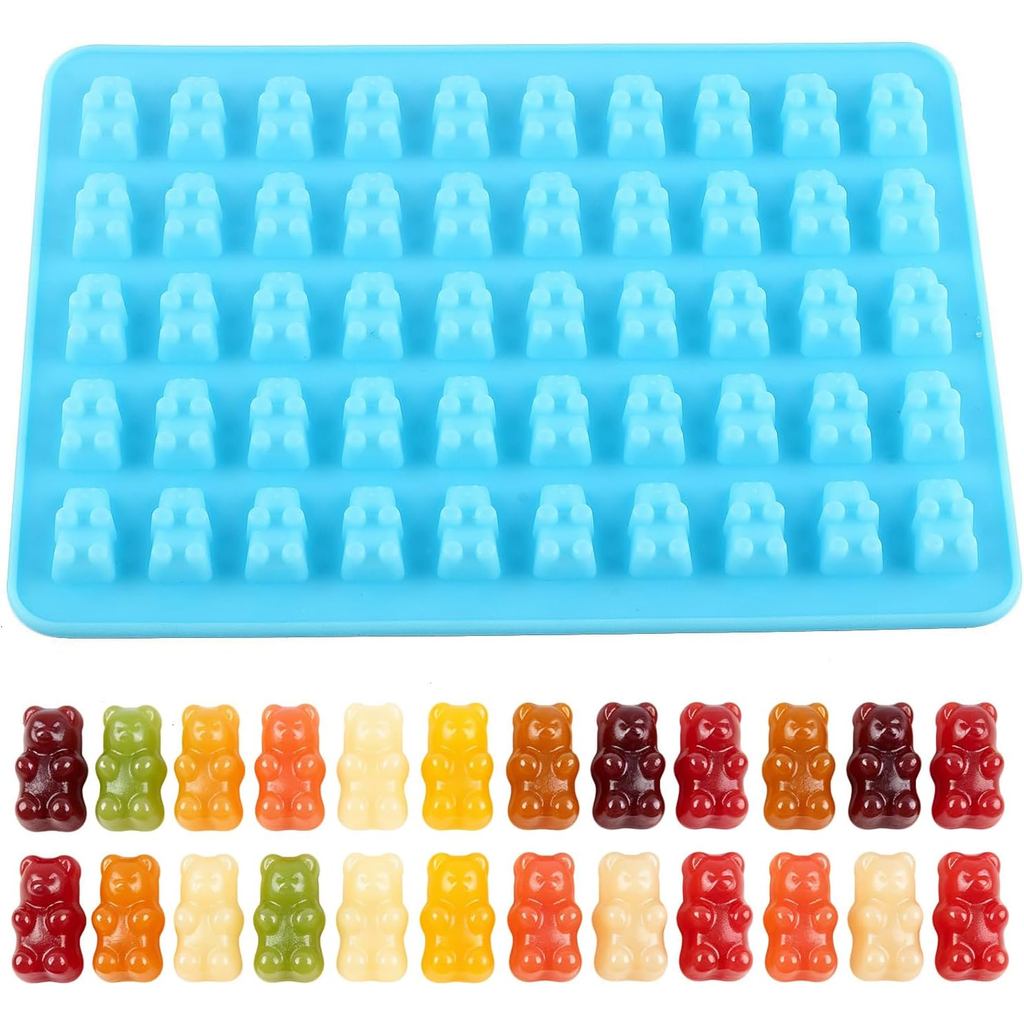 50 Cavity Gummy Bear Candy Molds สําหรับ Candy Gummy