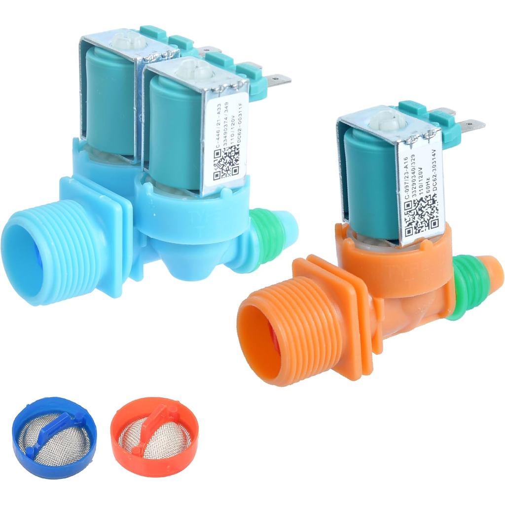 อัพเกรด DC62-00311F และ DC62-30314V เครื่องซักผ้า Water Inlet ชุดวาล์วใช้งานร่วมกับ Samsung เครื่องซ