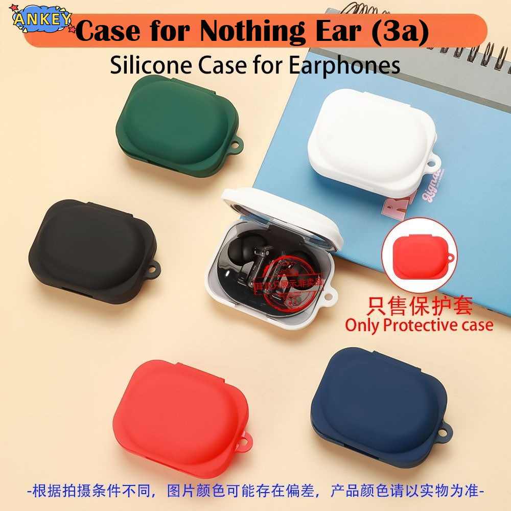 Compatible with Nothing Ear (3a) Bluetooth Earbuds Silicone Protective Case for Nothing Ear (3a) Sho