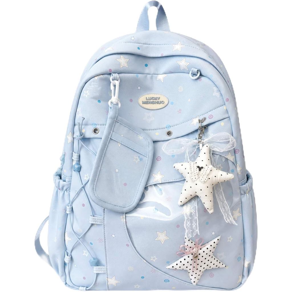 กระเป๋าเป้สะพายหลังพร้อมกระเป๋าโชว์แบบใส Daypack พร้อมกระเป๋า