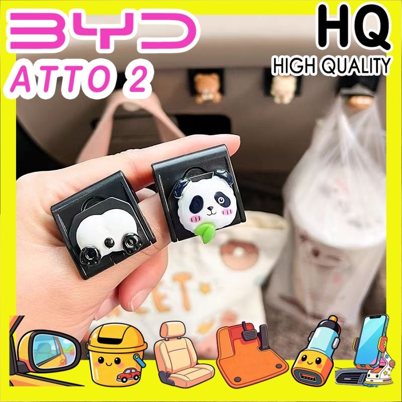 [READY]BYD ATTO 2 Glovebox hook Body kit atto2 byd Cartoon plastic hook Car decoration accessories 6