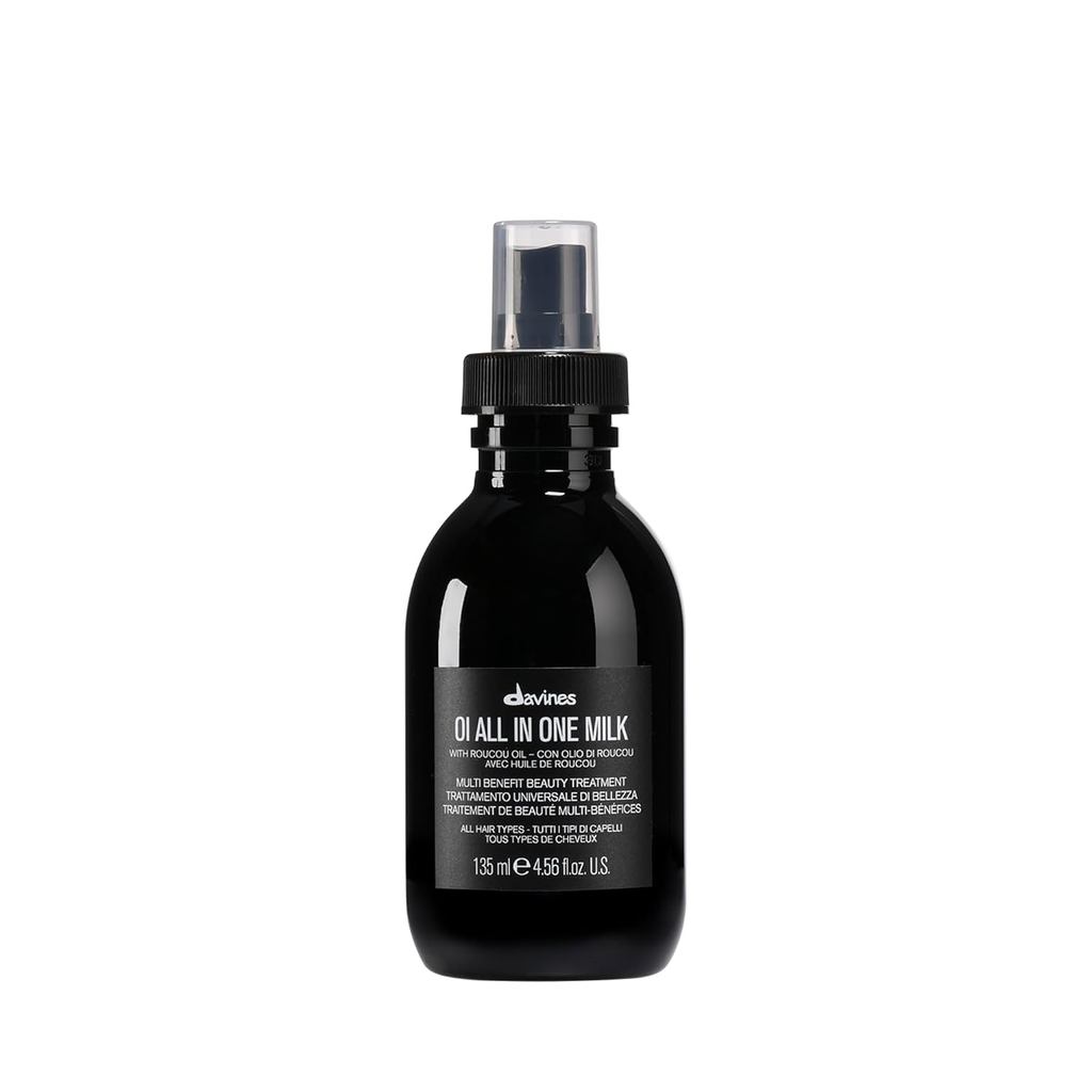 Davines OI All In One Milk, Hair Leave-in Conditioner Multi-Function Spray Treatment - Detangles, Co