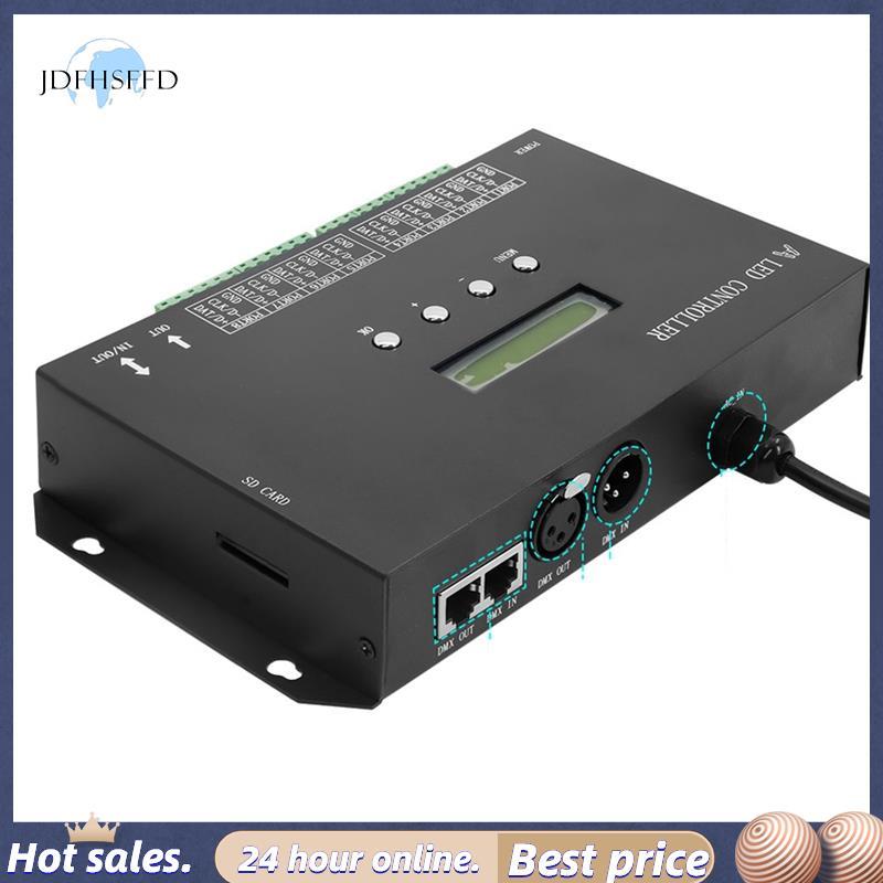 jdfhsffdWiFI LED Pixel Controller Artnet to SPI รองรับซอฟต์แวร์ LAN Synchronny SD Card DMX512 คอนโซล
