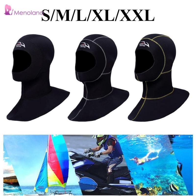 [Menolana] Diving Wetsuit Hood Men Swimming Hat เกียร์ Canoeใต้น้ําสําหรับดําน้ํา