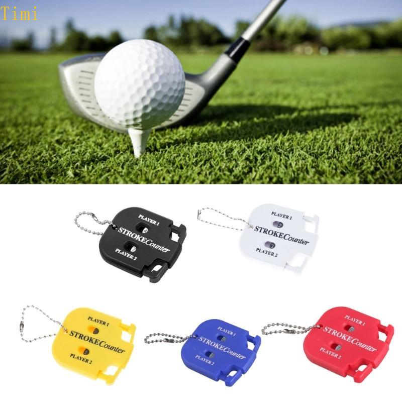 Timi 2Player Score Counter Golf Shots Counter Clickers Golf Strokes Counter Golf Score Indicator สํา