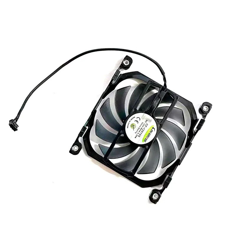 96MM 4PIN CF-12915S DC 12V 0.35A GTX1060 TI GPU พัดลมเหมาะสําหรับ INNO3D GTX950 960 1060TI Ares Edit