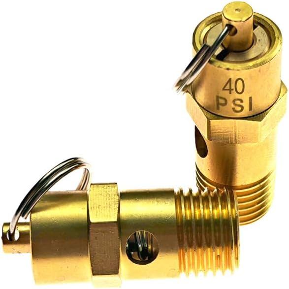 40 PSI, 40PSI วาล์ว, วาล์วแรงดันคอมเพรสเซอร์, 1/4" NPT, 2 ชิ้น