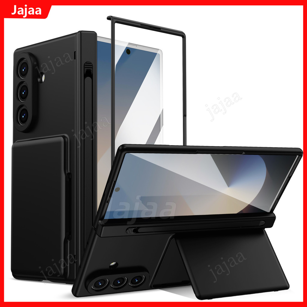 บานพับกระเป๋าสตางค์ช่องเสียบการ์ดวงเล็บเคสโทรศัพท์สําหรับ Samsung Galaxy Z พับ 8 Ultra Fold8 พับพิเศ
