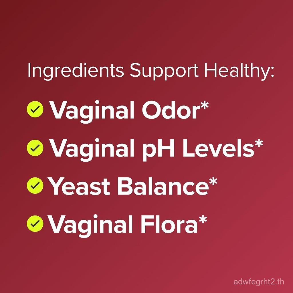 URO โปรไบโอติกช่องคลอดสําหรับกลิ่น, Flora & pH Balance – อุปทาน 30 วัน
