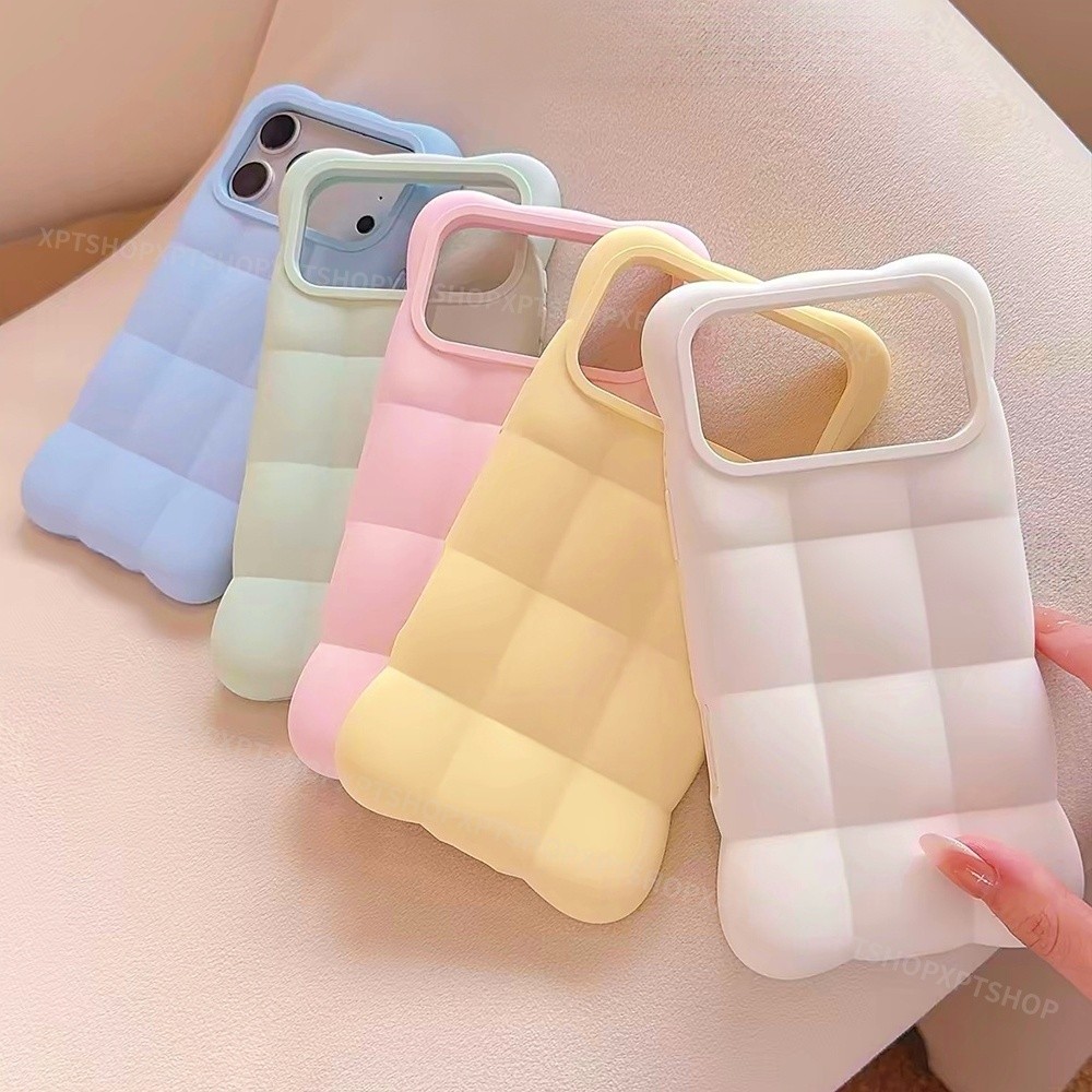 ตารางสีทึบกรณีโทรศัพท์อ่อนสําหรับ ไอโฟน 18 มือโปร สูงสุด 17 มือโปร สูงสุด 16 15 14 13 กันกระแทกป้องกันปลอก