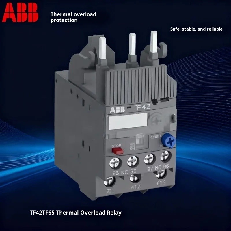 OXMQ ABB รีเลย์ TF42- 2.3-7 Series รีเลย์โอเวอร์โหลดความร้อน TF65--47-60 ป้องกันการโอเวอร์โหลดความร้