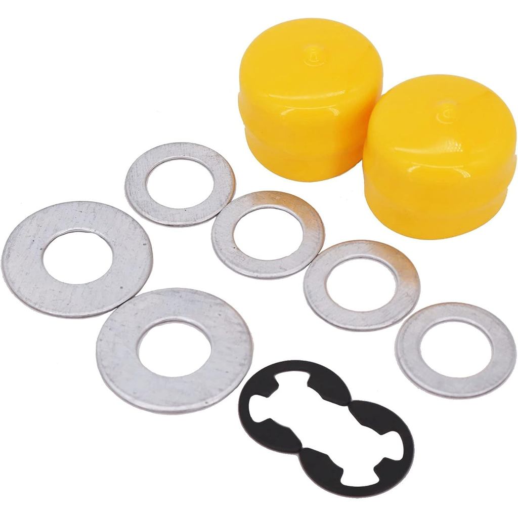 DVPARTS ชุดฮาร์ดแวร์ล้อหน้าสําหรับ John Deere D100 D105 D110 D120 D130 D140 D150 D160 X110 X120 X125
