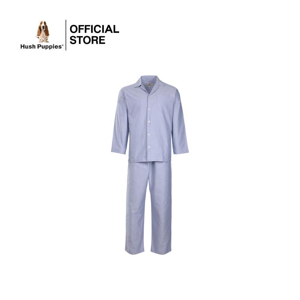 Hush puppies Underwear ชุดนอนผู้ชายแขนยาว Sleepwear รุ่น HU H8A001ST Pajama Set