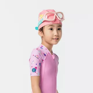 Decathlon Swimming Mask Size S Asian Fit Clear Lenses แว่นตาว่ายน้ำรุ่น Swimdow V2 ขนาด S สำหรับคนเอเชีย - Pink