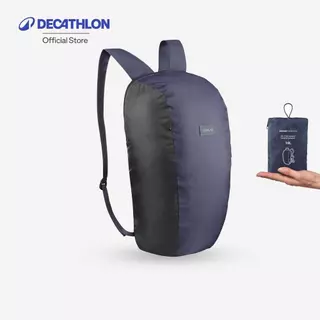 Decathlon Foldable Backpack 10L - Travel กระเป๋าเป้พับเก็บได้รุ่น Travel 100 ขนาด 10 ลิตร - Navy