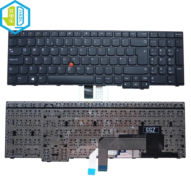 ใหม่ US UK SP สเปนแป้นพิมพ์แล็ปท็อปสําหรับ Lenovo ThinkPad E570 E575 1AX200 01AX149 SN5357 PK1311P3A