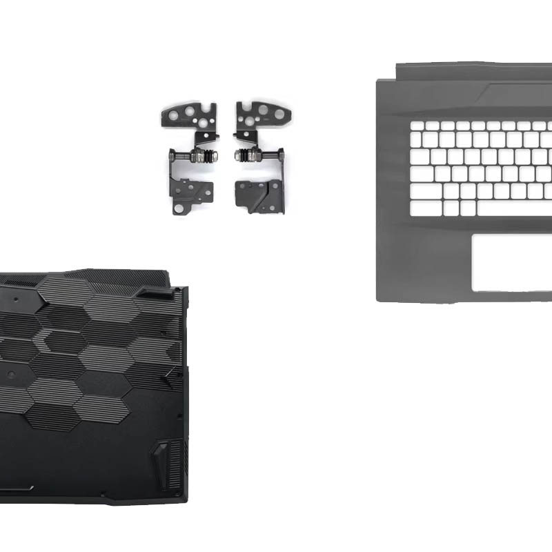 ใหม่สําหรับ MSI Pulse GL76 A11U A12U MS‐17L1 17L2 17L3 17L4 Palmrest ฐานด้านล่างบานพับแล็ปท็อป Shell
