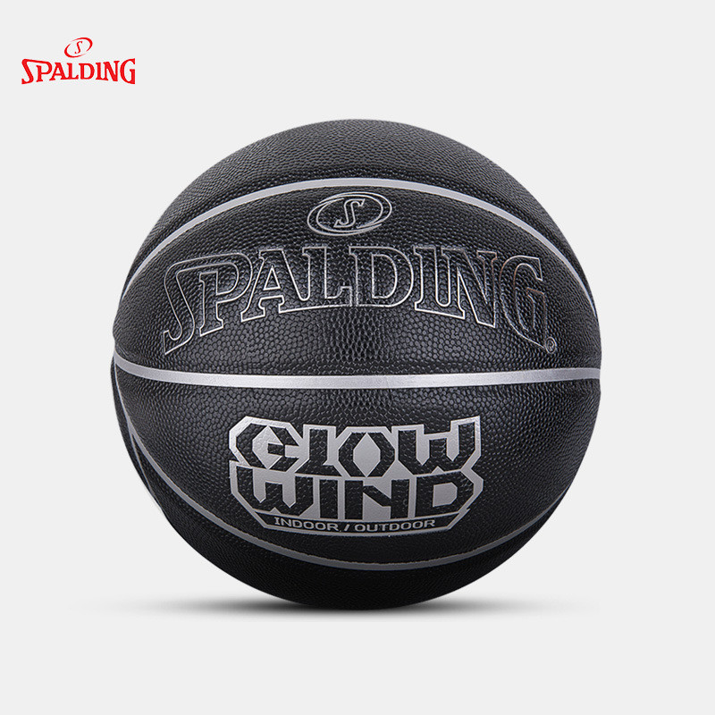 ลูกบาสเก็ตบอล Spalding Cyclone ของแท้ ขนาดมาตรฐาน 7 สำหรับใช้ในร่ม/กลางแจ้ง หุ้มด้วย PU รุ่น 76-998Y