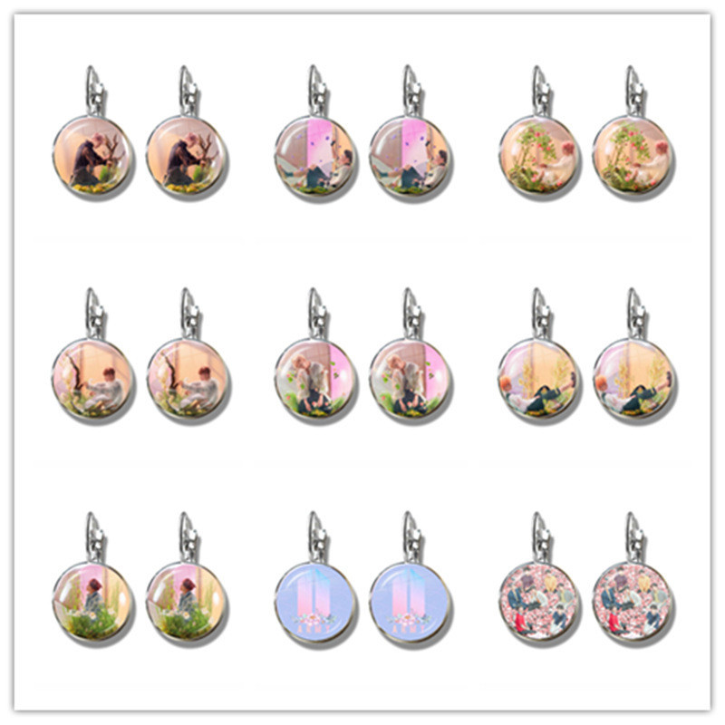 BT2 BT2 BTS Time Gem Time Gem ต่างหูตะขอฝรั่งเศส