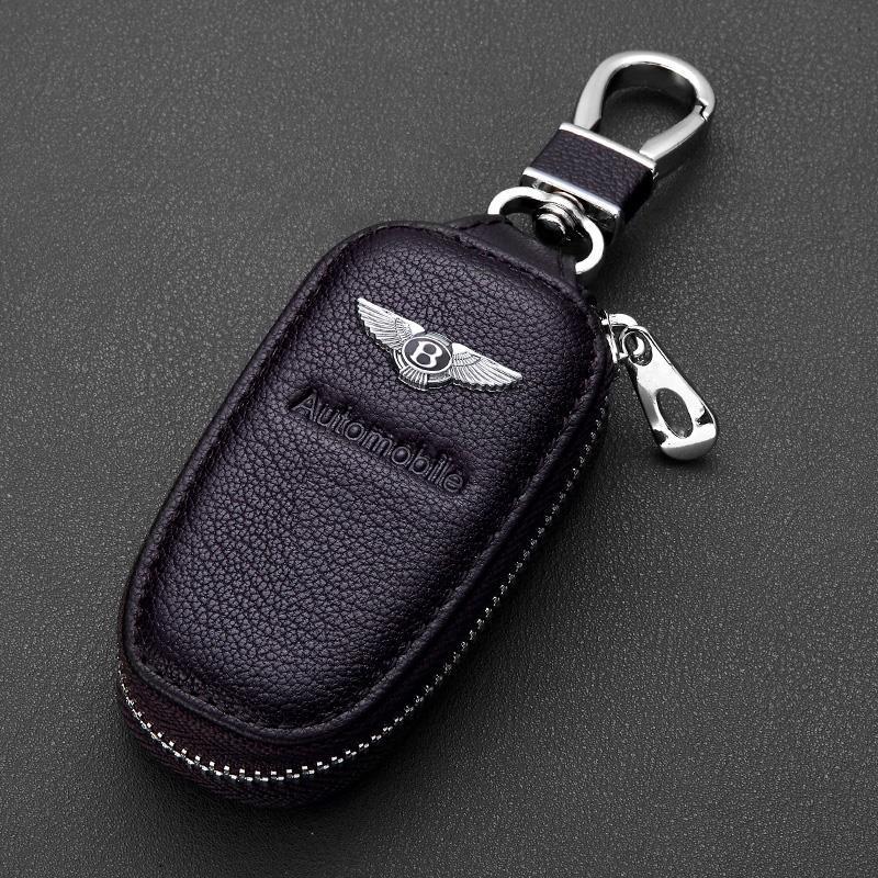 Bentley Key Case รีโมทคอนโทรลป้องกันกรณี Flying Continental Tim Yue Mushang เฉพาะหนังแท้กุญแจรถ 26.8