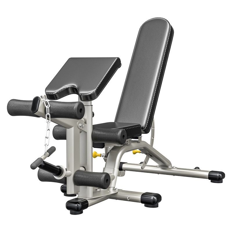 ม้านั่งยกน้ำหนักอเนกประสงค์ Xin Ju Li ระดับยิม ครบทุกท่า: Bench Press, Preacher, Dumbbell Fly, Sit-u