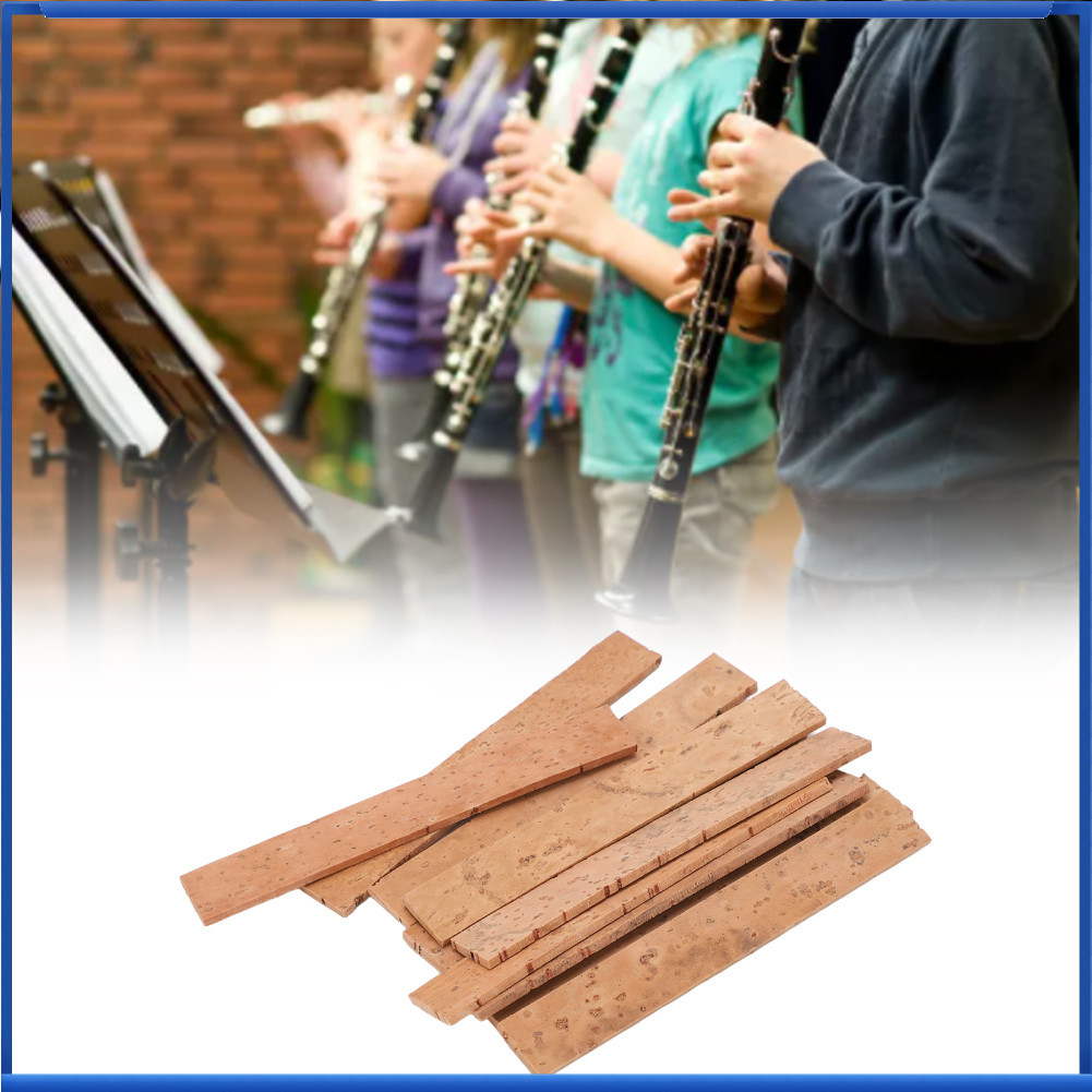 Lestoree-th Lestoree-th Universal คอ Cork แผ่นสำหรับแซ็กโซโฟน - 10 ชิ้น Clarinet Joint อุปกรณ์เสริม 