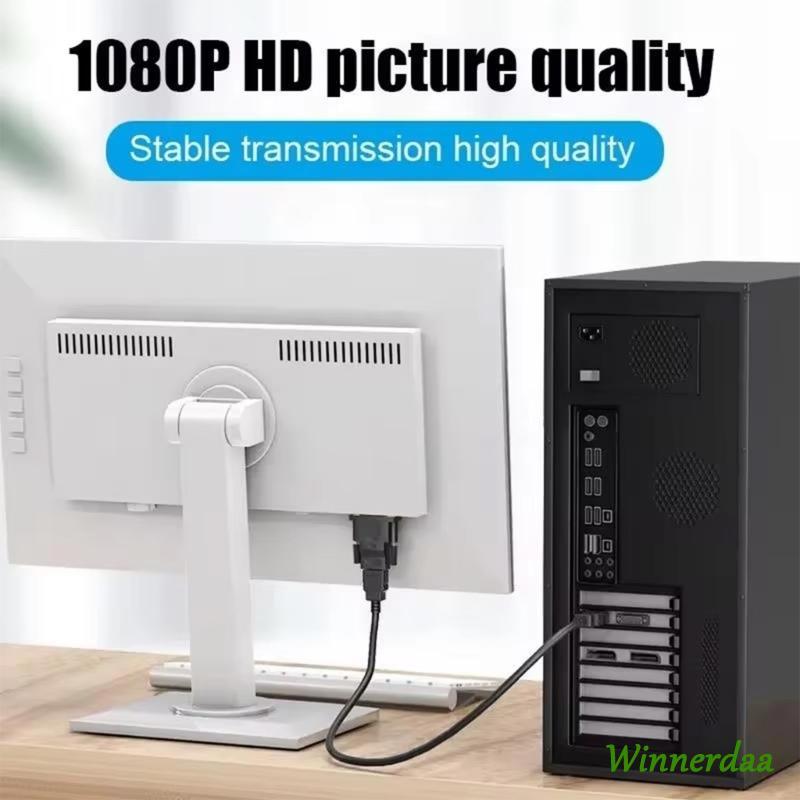 WYN DVI เป็น HDTV-Port อะแดปเตอร์ชายหญิง 24+5 Converter สําหรับ HDTV Monitor Transfer