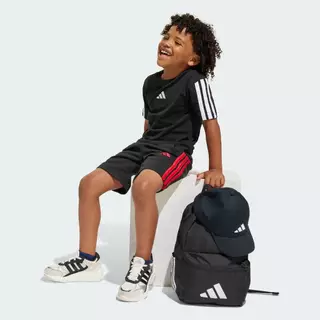 adidas ไลฟ์สไตล์ เสื้อยืดเด็ก Essentials เด็ก สีดำ JE0317