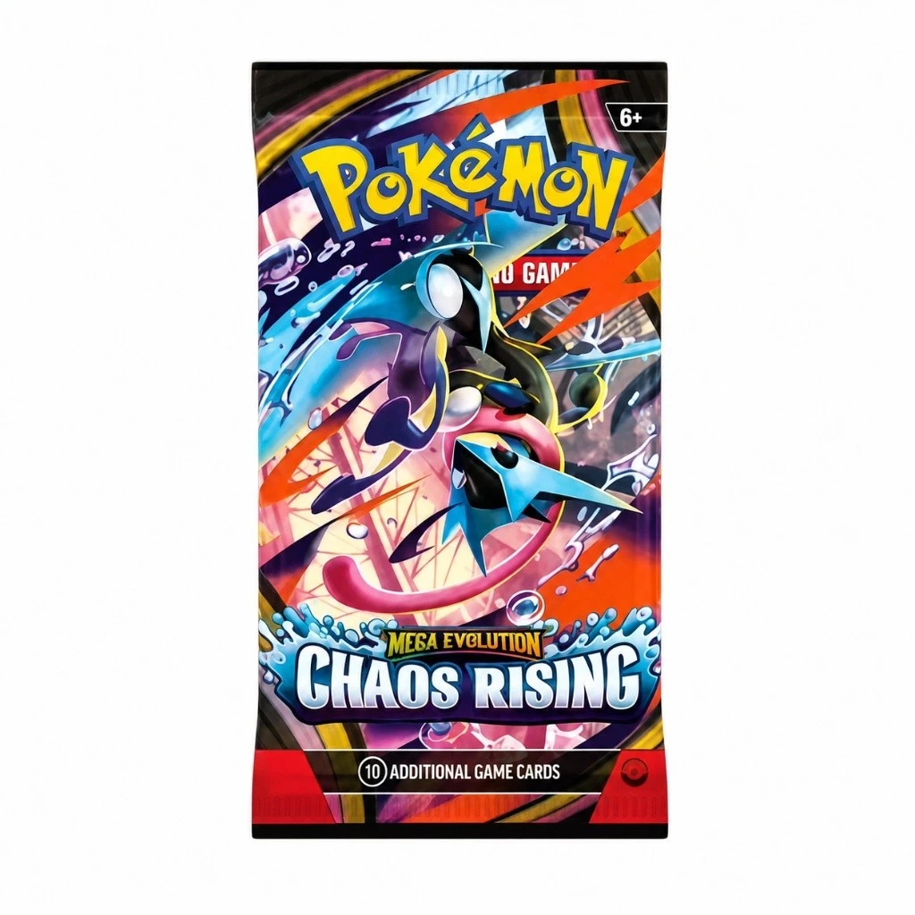🔥พร้อมส่ง🔥 Pokémon ME04 Chaos Rising Mega Evolution Booster Pack การ์ดโปเกมอน 10 ใบ/ซอง มี 4 ลาย thumbnail 5