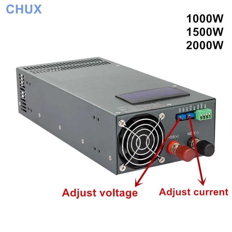 1VS3 ขายร้อน 2000W DC Switching Power Supply จอแสดงผลแรงดันไฟฟ้าปรับได้ 0-12V15V 24V 36V 48V 60V 72V