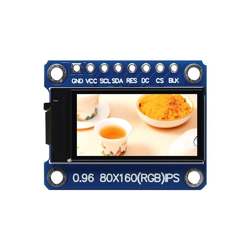 HFTH 0.96 นิ้วจอแสดงผล IPS โมดูล OLED สําหรับ 80*160 65K สีสัน RGB TFT LCD Board ST7735 ST7735 DIY ร