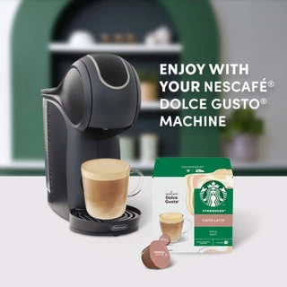 STARBUCKS BY NESCAFE DOLCE GUSTO CAFE LATTE สตาร์บัคส์ เนสกาแฟ โดลเช่ กุสโต้ คาเฟ่ลาเต้ 12 แคปซูล/กล่อง (3กล่อง)