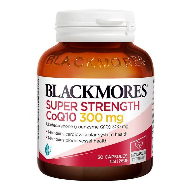 Blackmores Blackmores Coenzyme Q10 Soft Capsules ผลิตภัณฑ์เพื่อสุขภาพผู้สูงอายุวัยกลางคน นําเข้าจากอ