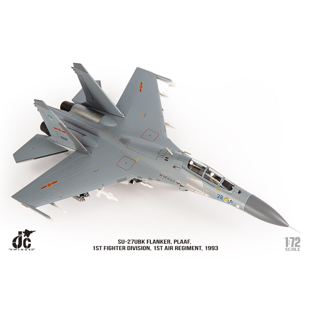 JC Wings 1/72 China Air Force SU 27 Fighter SU-27UBK Guard Air One Master 1993