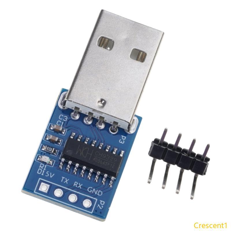 Crescent1 CH9329 โมดูลพอร์ตอนุกรมเป็นตัวแปลง USB สําหรับการควบคุมอุตสาหกรรมความเข้ากันได้อิเล็กทรอนิ